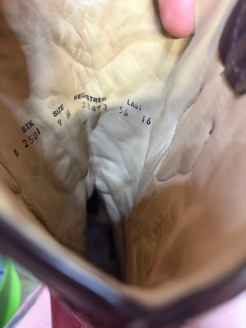 Corral Two Toned Brown Leather Cowgirl Boots Sz 9 - Picture 9 of 10